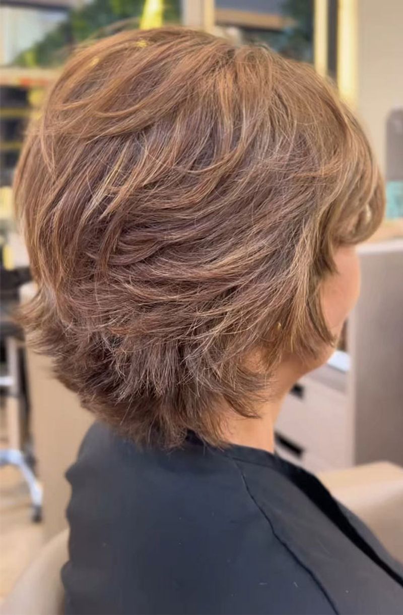 Feathered Crown Bob
