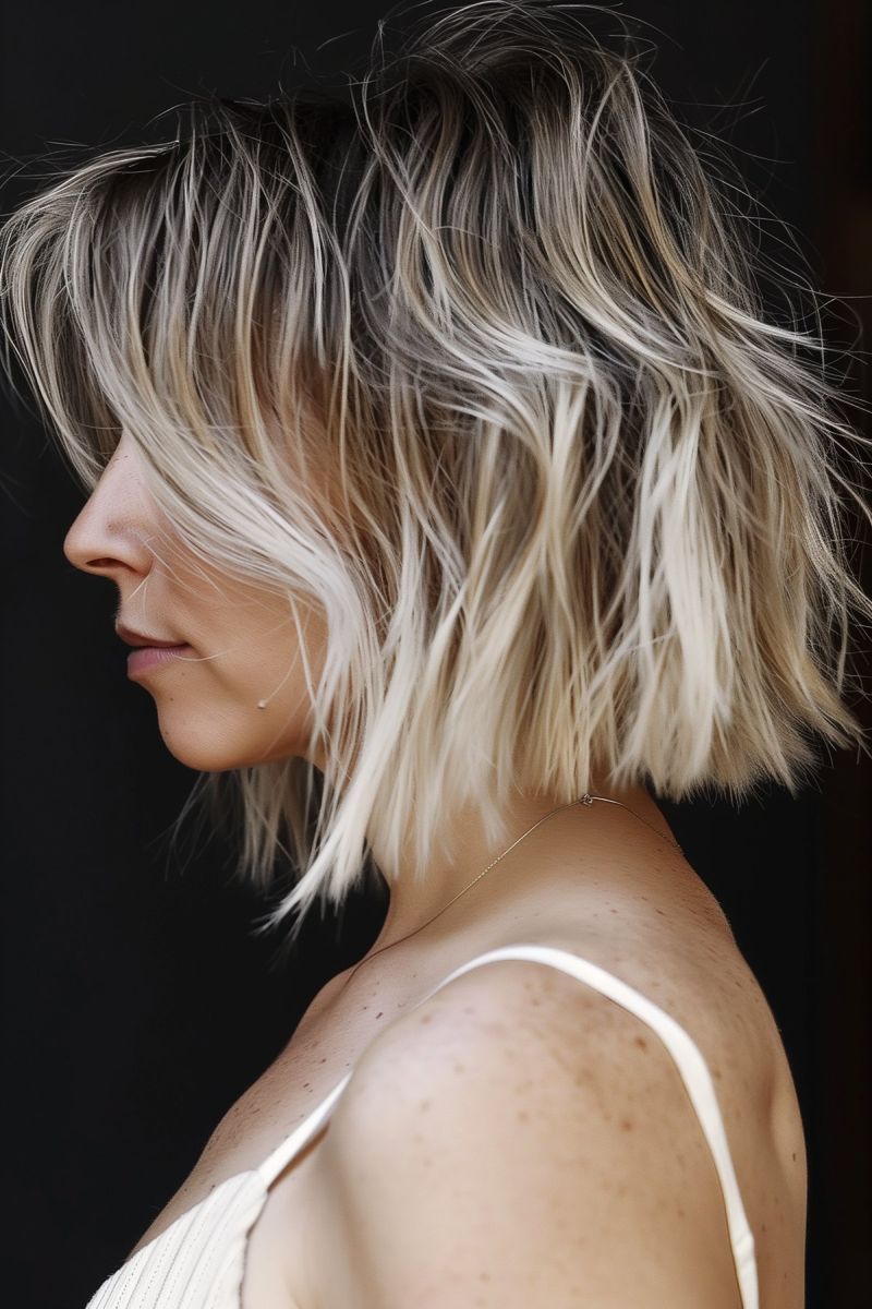 Soft Undercut Bob