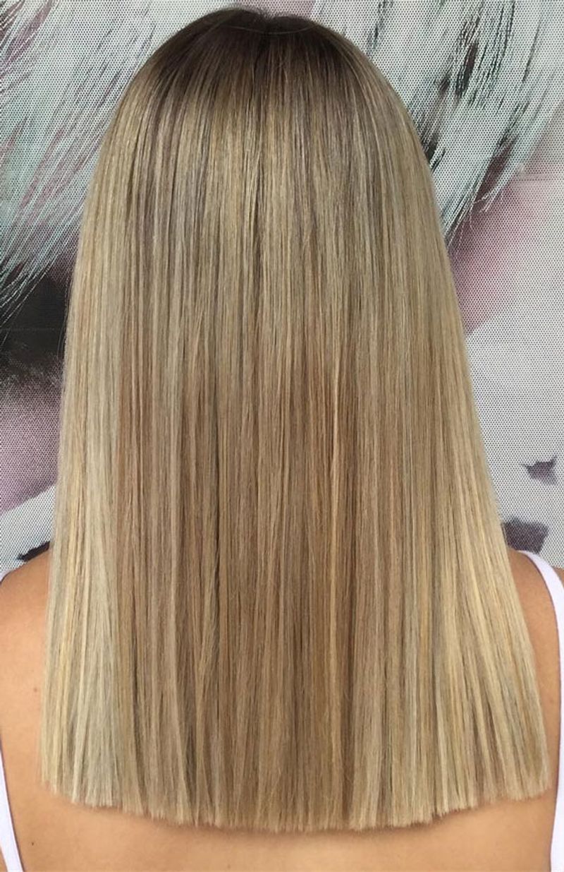 Sleek Straight with Blunt Ends