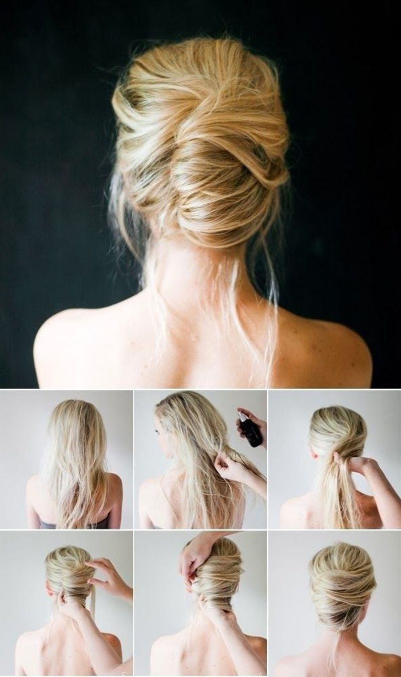 Two-Minute Twisted Updo
