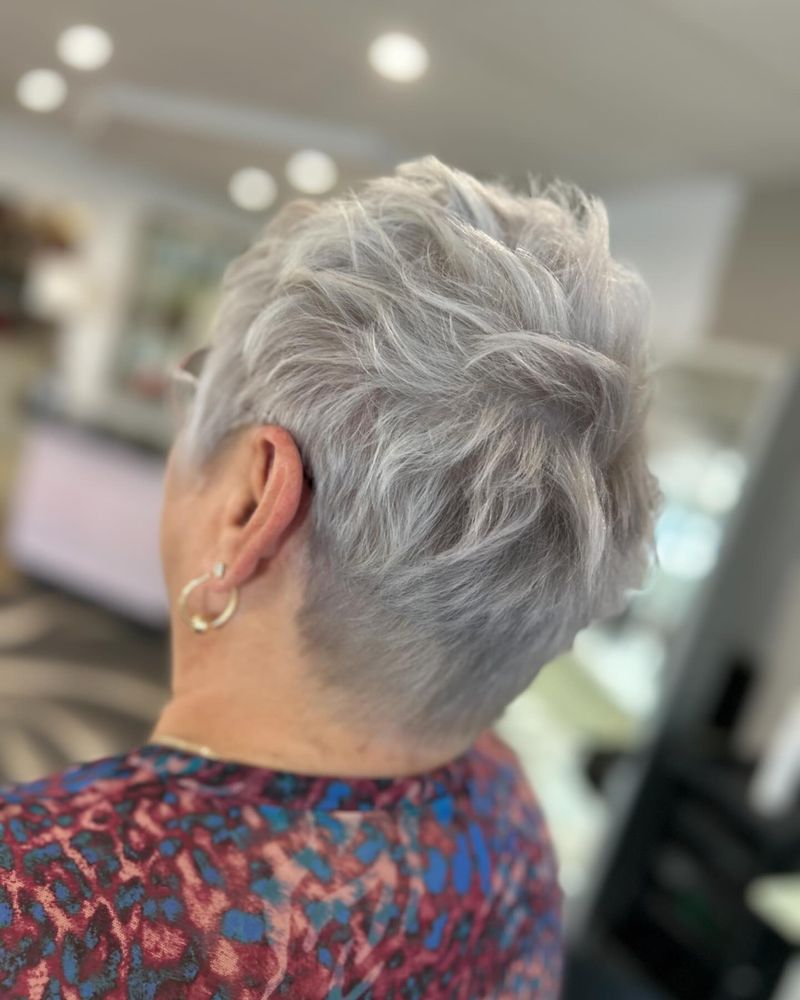 Textured Silver Crop