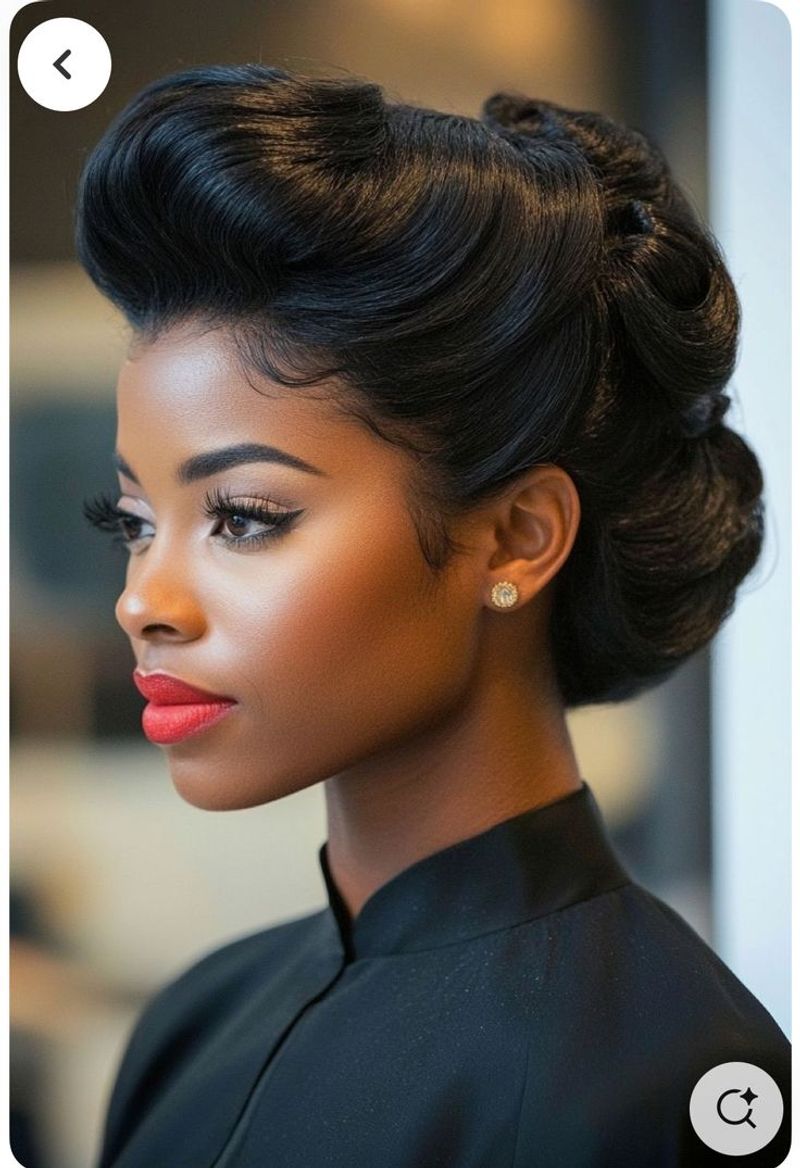 Roll Updo vintage