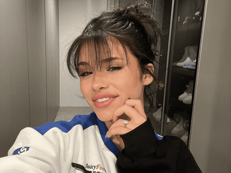The Sky-High Teased Bangs