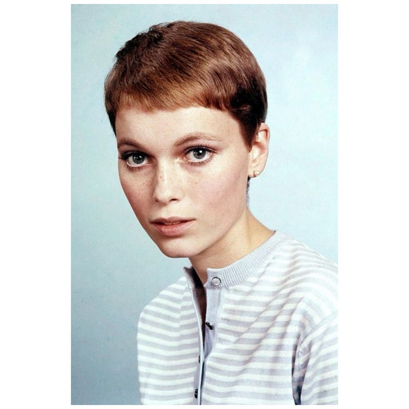 Mia Farrow's Pixie Cut