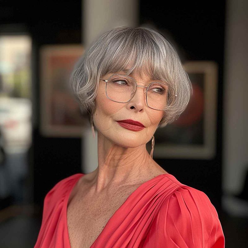 French Bob with Micro-Bangs