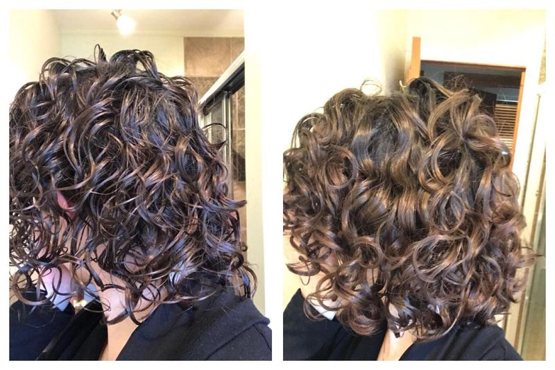 The Crispy Scrunched Curls