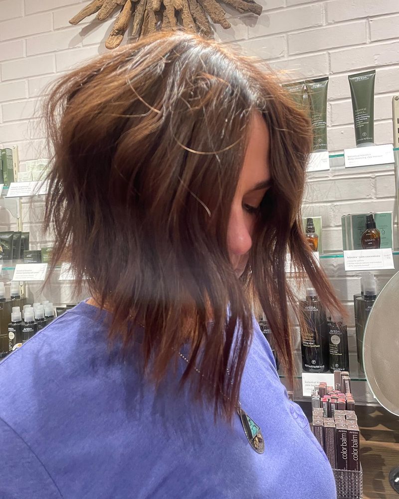 The Blunt Bob With Textured Ends