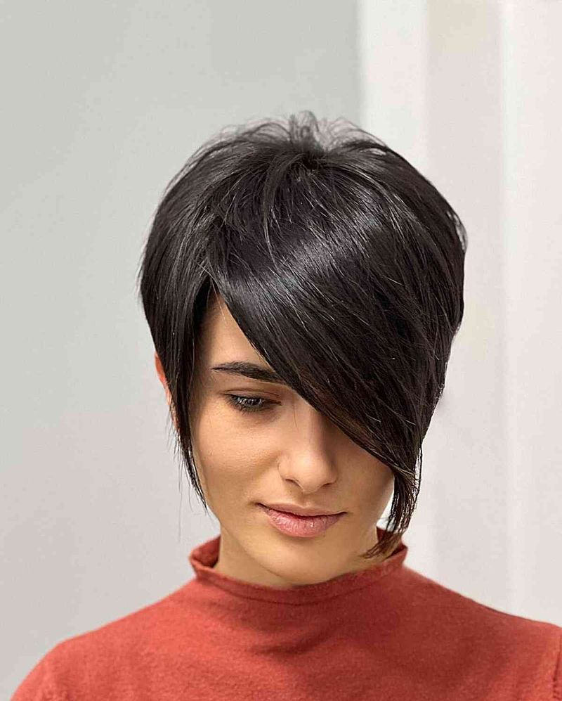 Pixie With Lengthy Fringe