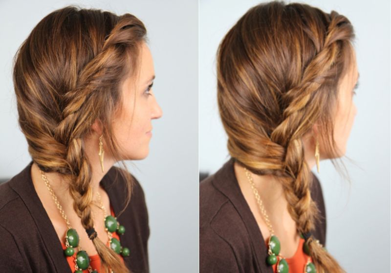 The Twisted Side Ponytail