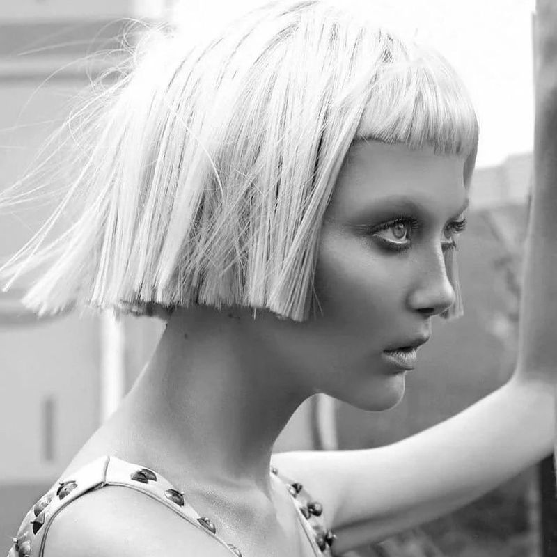 Blunt Bob with Micro Bangs