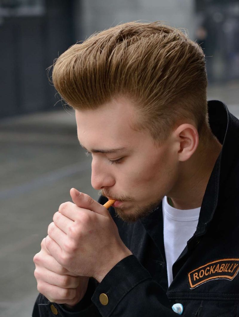 The Biker's Pompadour