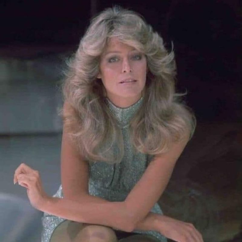 Feathered Farrah Fawcett Layers