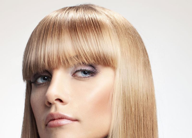 The Choppy Blunt Bang