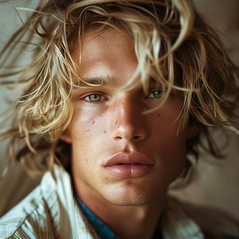 Curtained Middle Part