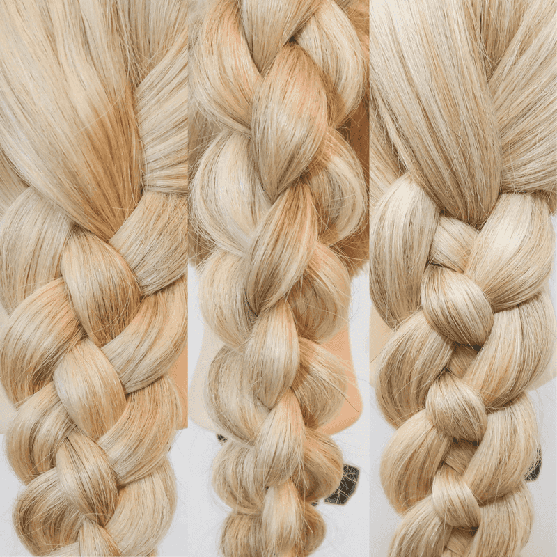 Half-Up Dragon Scale Braid