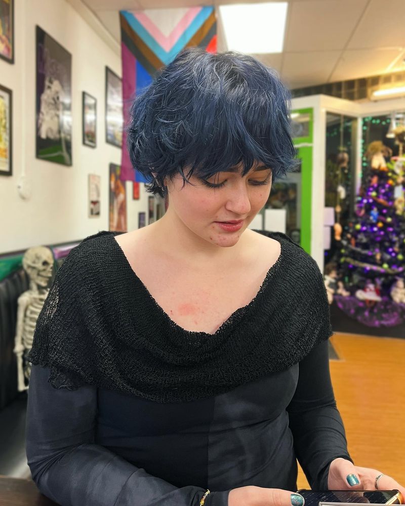 The Acid-Washed Denim Blue Shag
