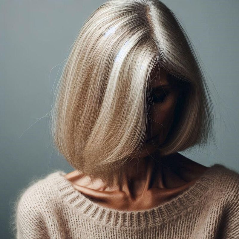 Blunt, Shoulder-Length Cut