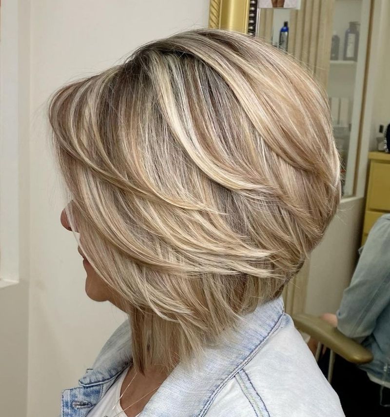 The Feathered Textured Bob