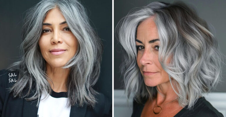 These 18 Haircuts Make Gray Hair Look Luxurious, Not Lackluster