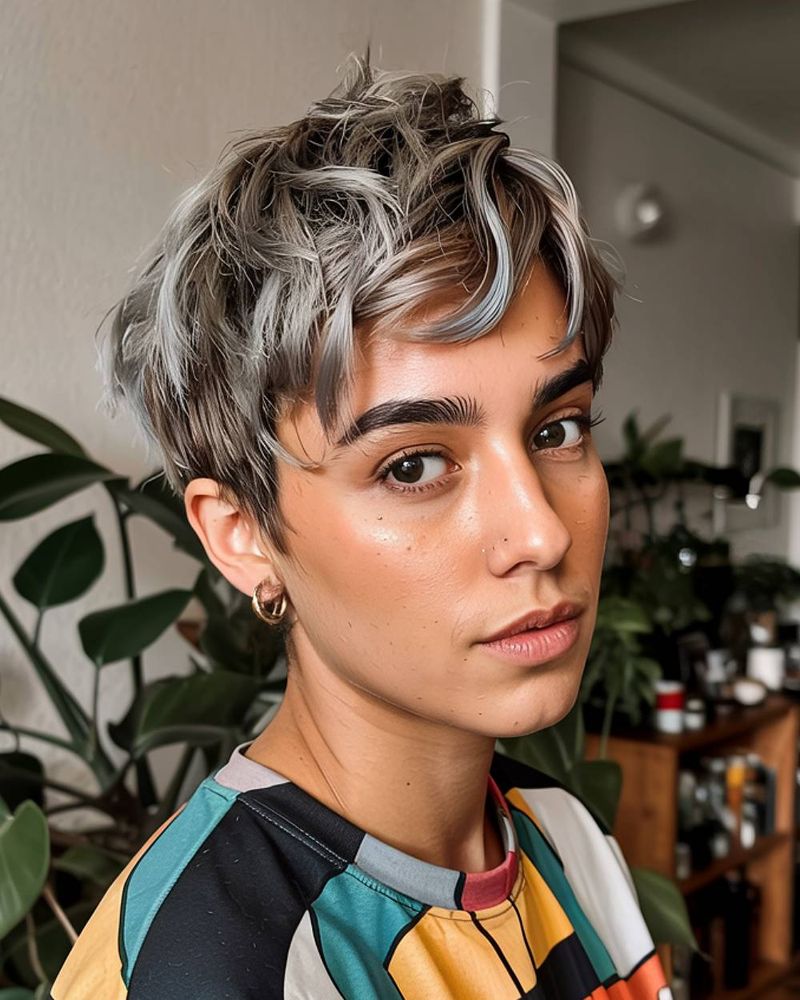 Taglio Pixie strutturato