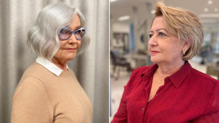 These Are the Bobs Stylists Recommend for Fine Hair Over 70