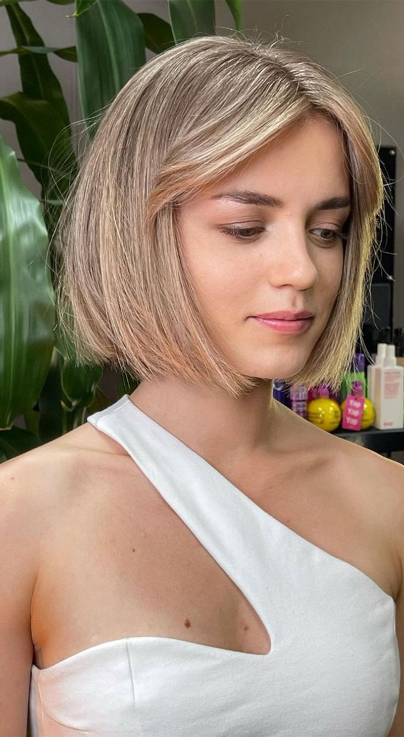 Blended Balayage Bob