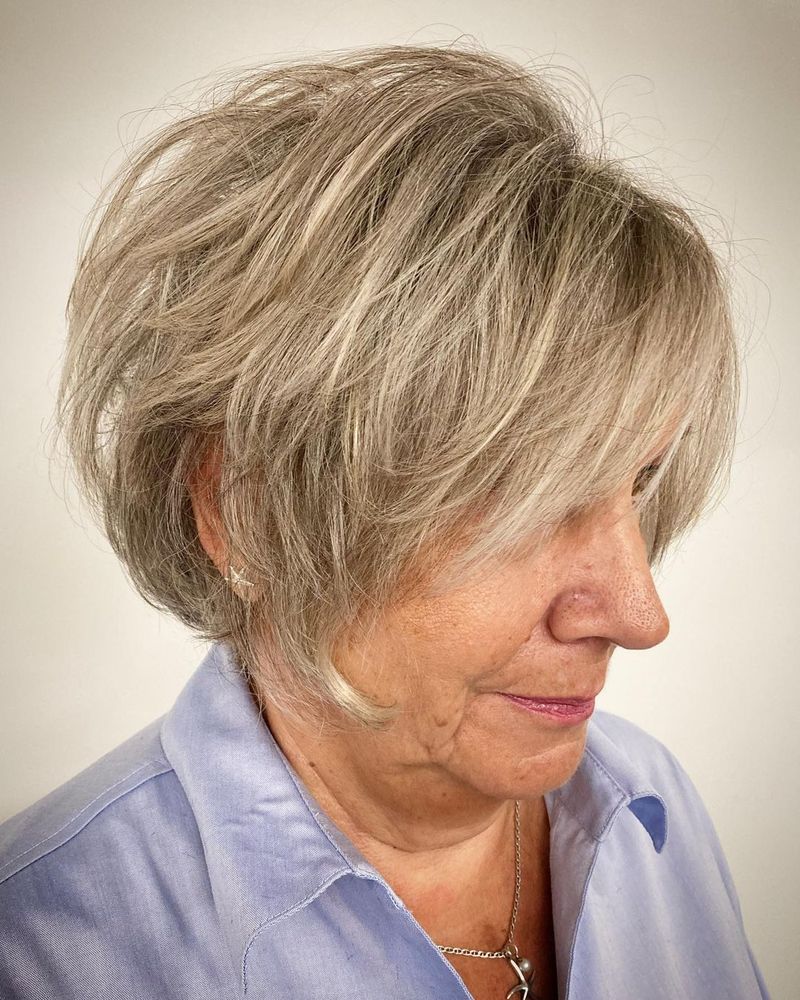 Graduated Pixie with Long Crown