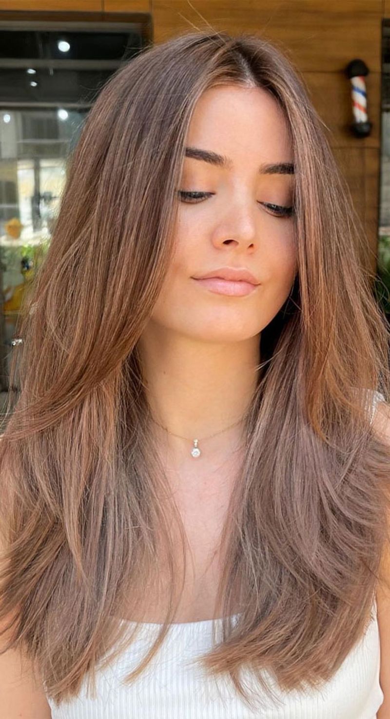 Long Layers with Curtain Fringe