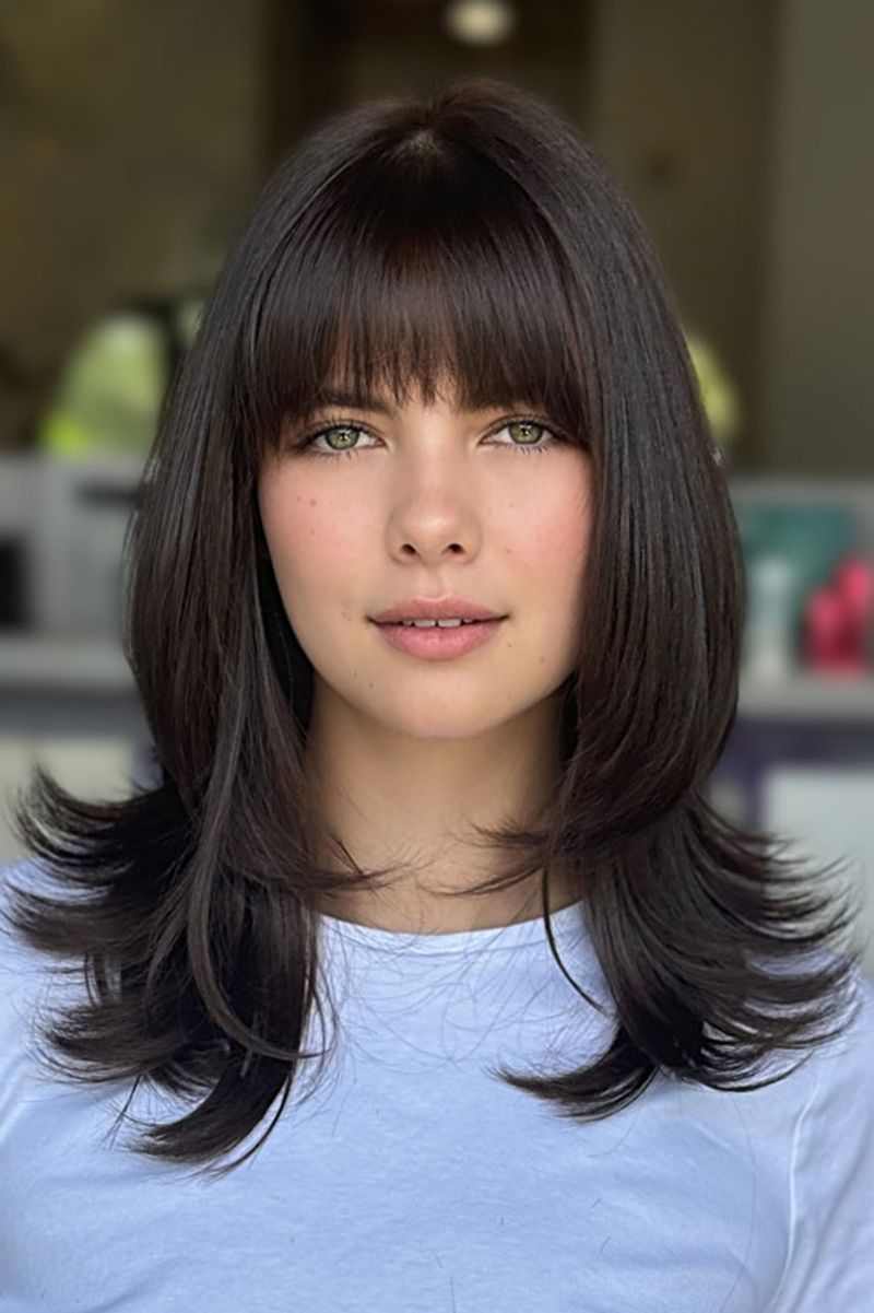 Layered Cut with Flipped Ends