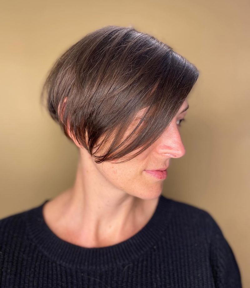 Graduated Pixie with Stacked Back