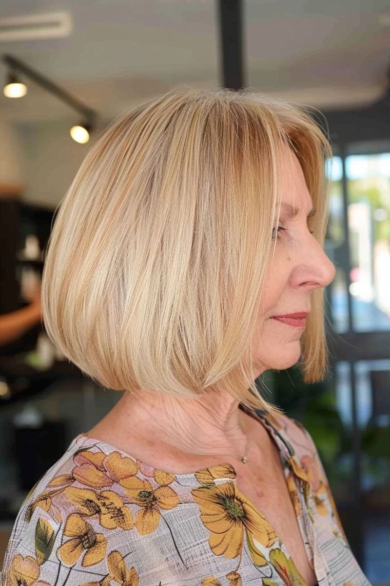 Blunt Bob with Internal Layers