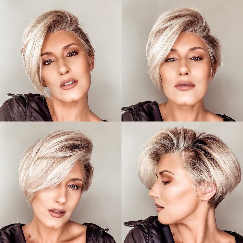 Corte asimétrico chic
