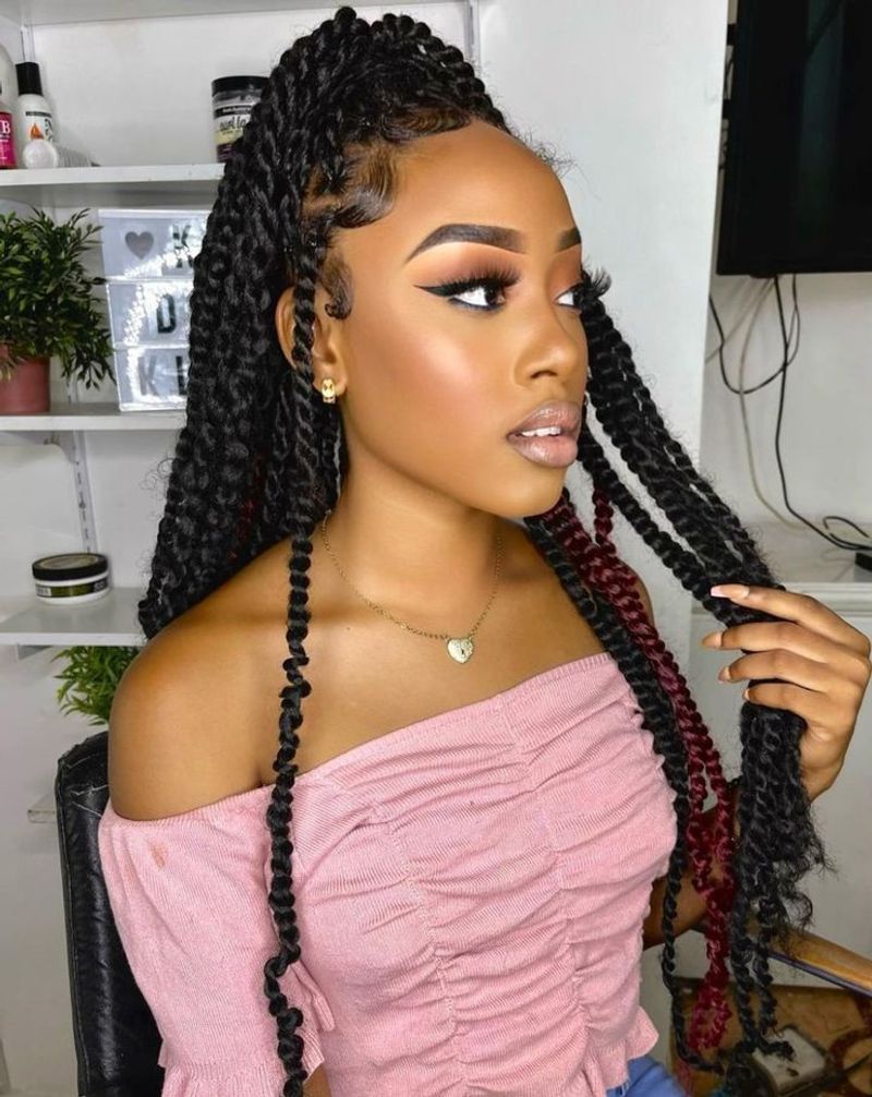 Passion Twist Knotless Braids