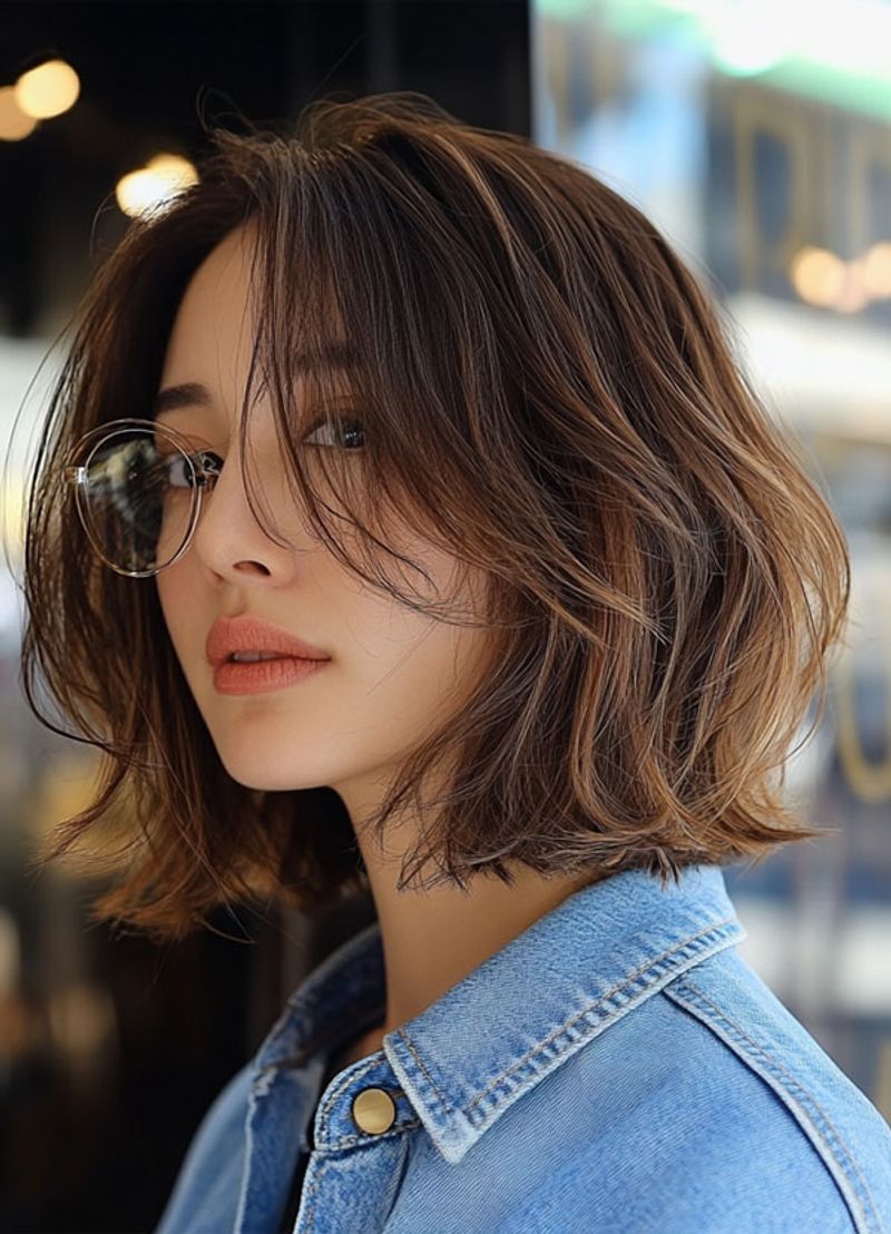 Textured Bob for Business Casual