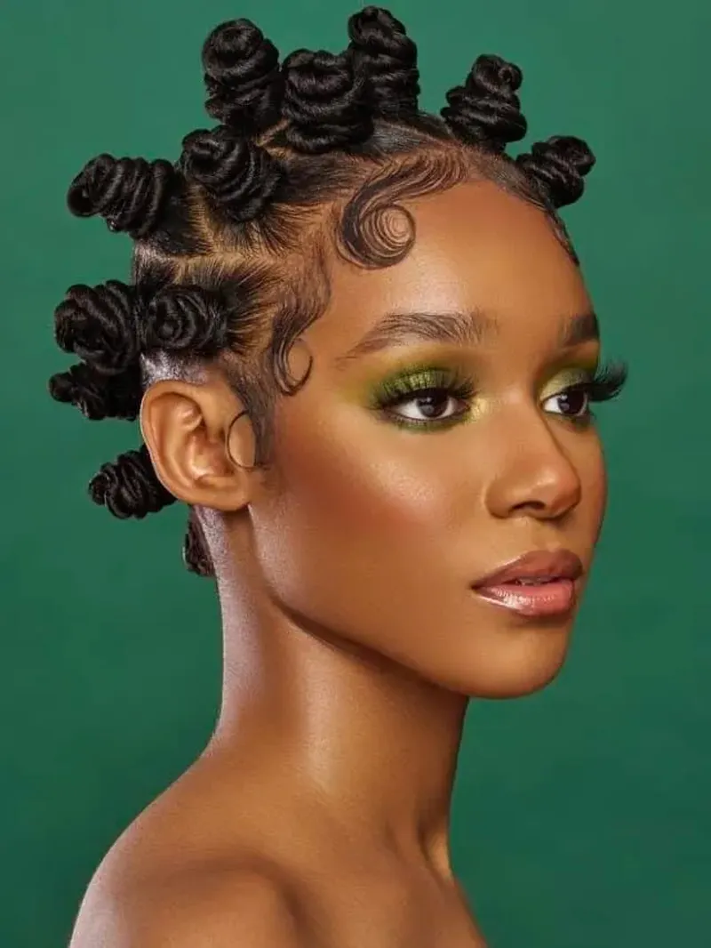 Bantu Knots as a Daily Style