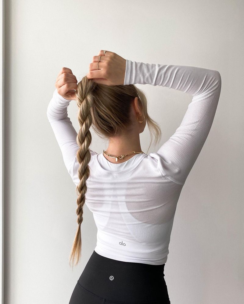 Rope Braid Ponytail