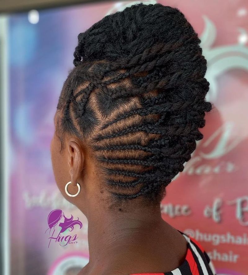 Faux Hawk with Cornrows