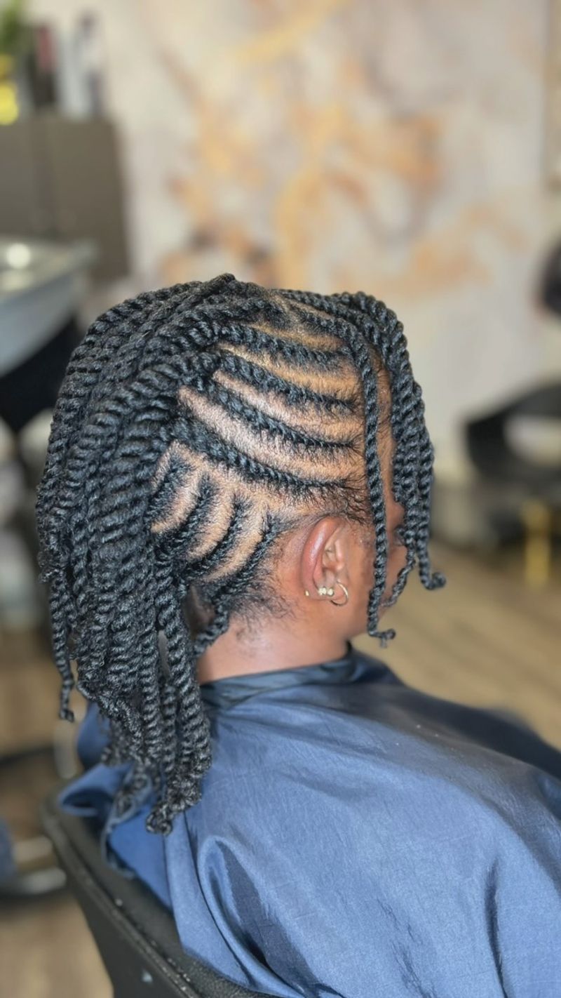 Flat-Twisted Updo