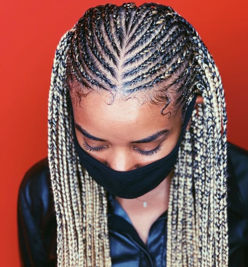 Fulani-Inspired Silver Accent Braids