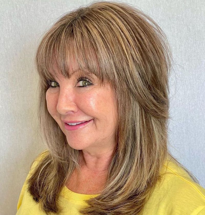 Feathered Mid-Length with Fringe