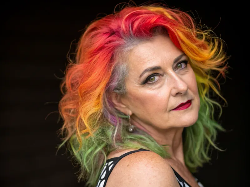 Couleurs de cheveux non naturelles
