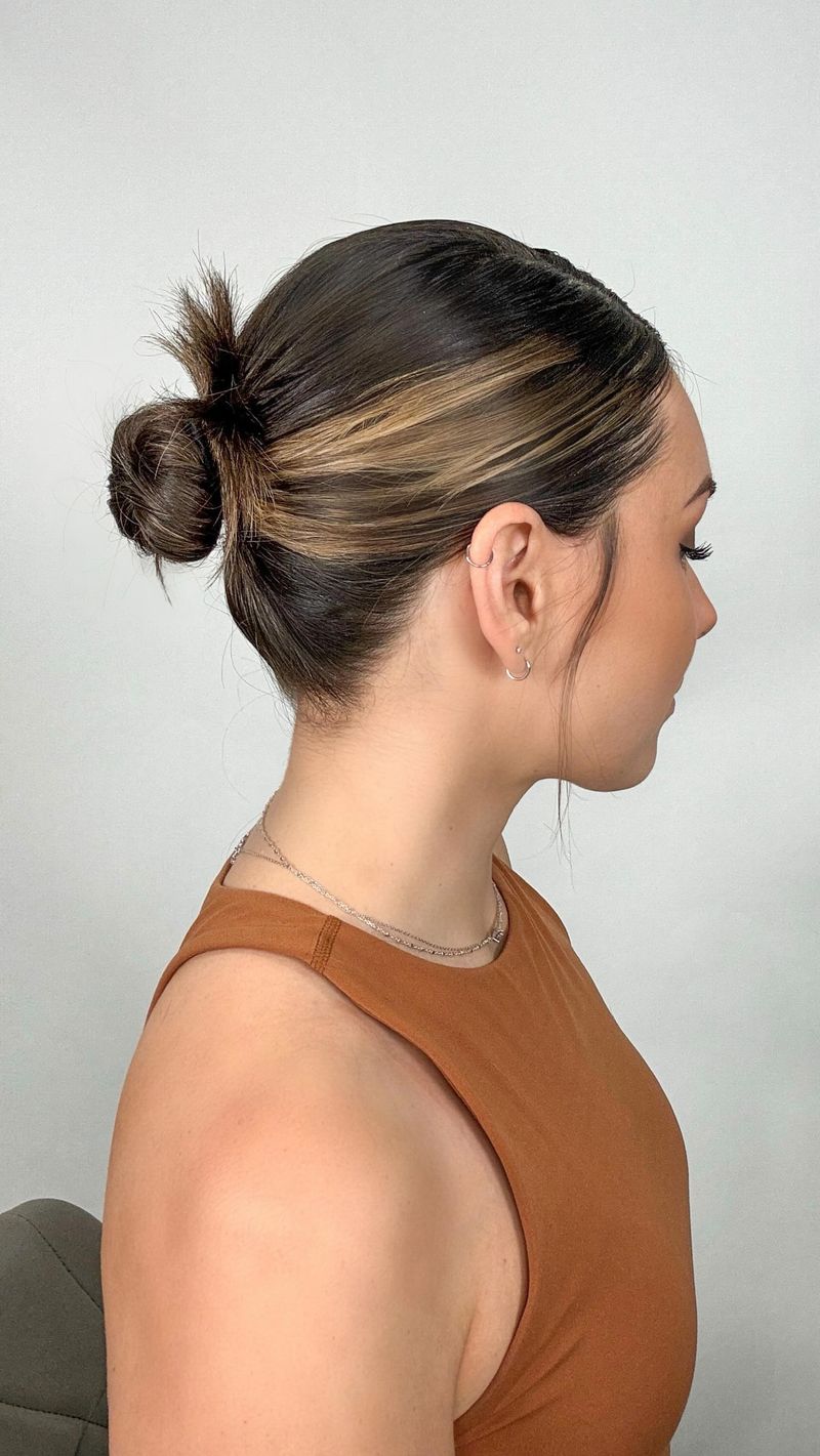 Severe Scraped-Back Updo