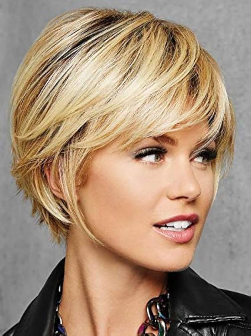 Textured Crop with Sweeping Fringe