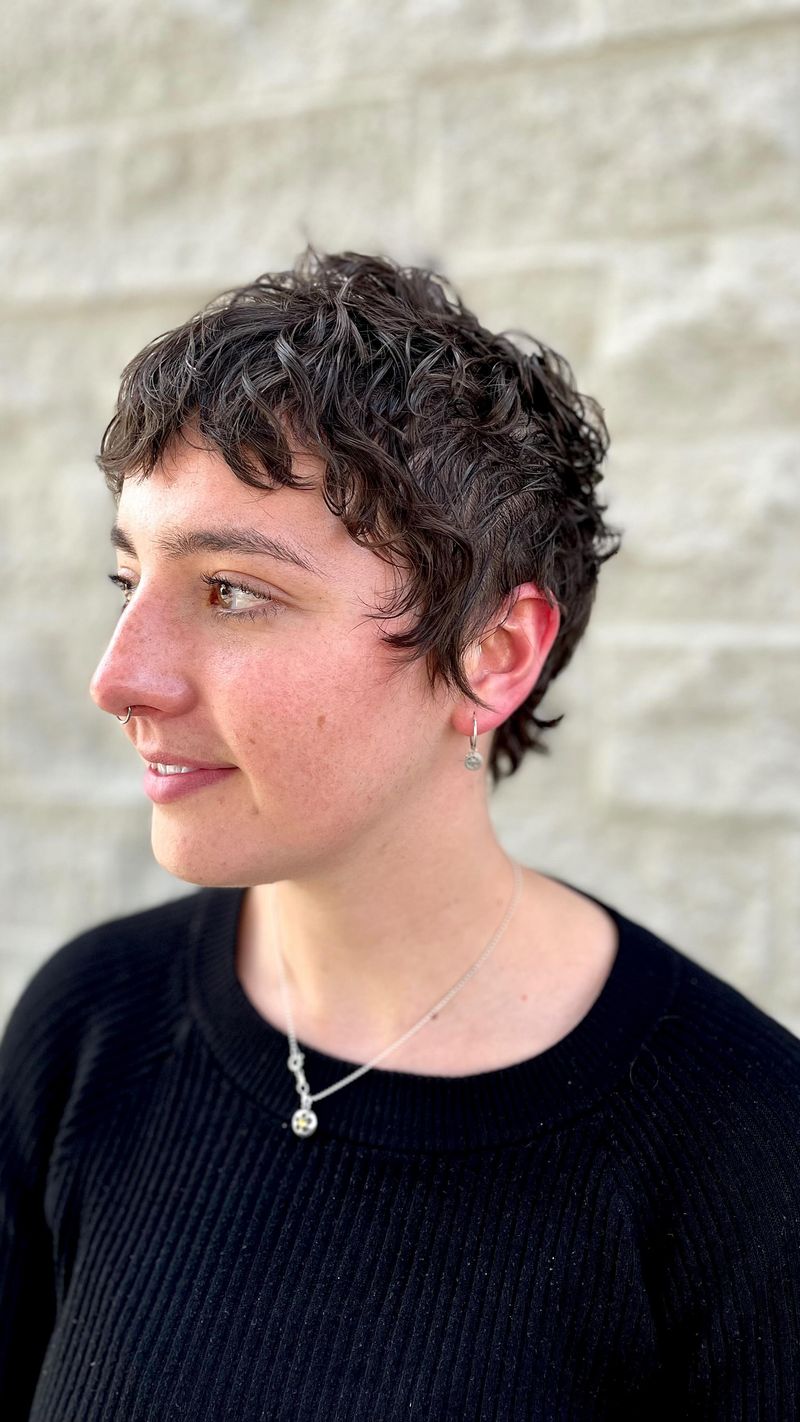 Curly Pixie for Fine Texture
