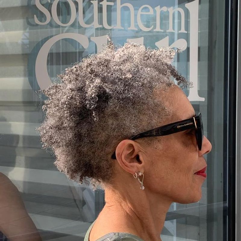 Natural Curly Pixie
