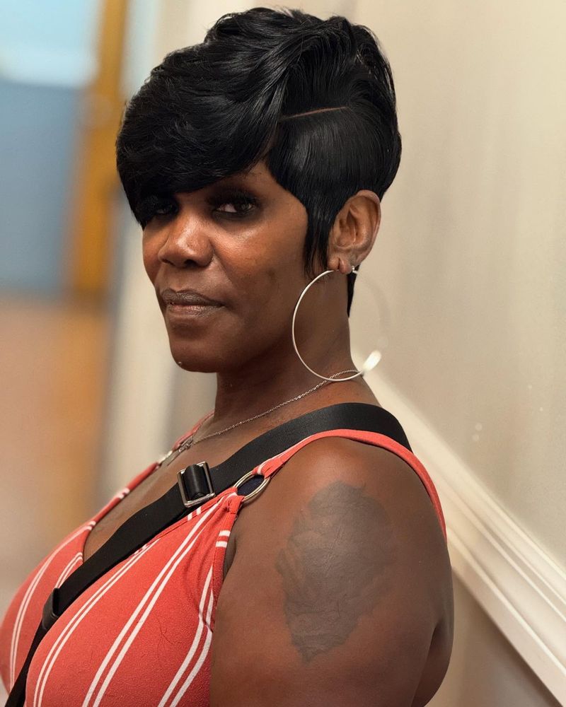Feathered Layered Pixie