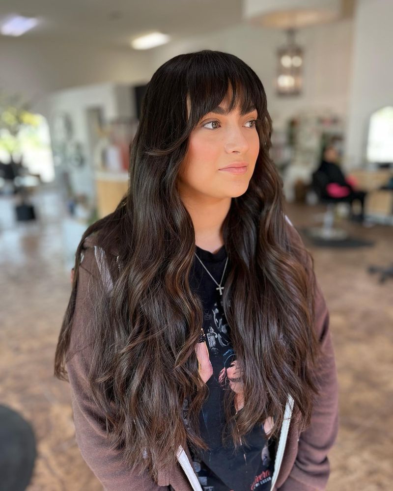 Tousled Beach Waves with Long Layers