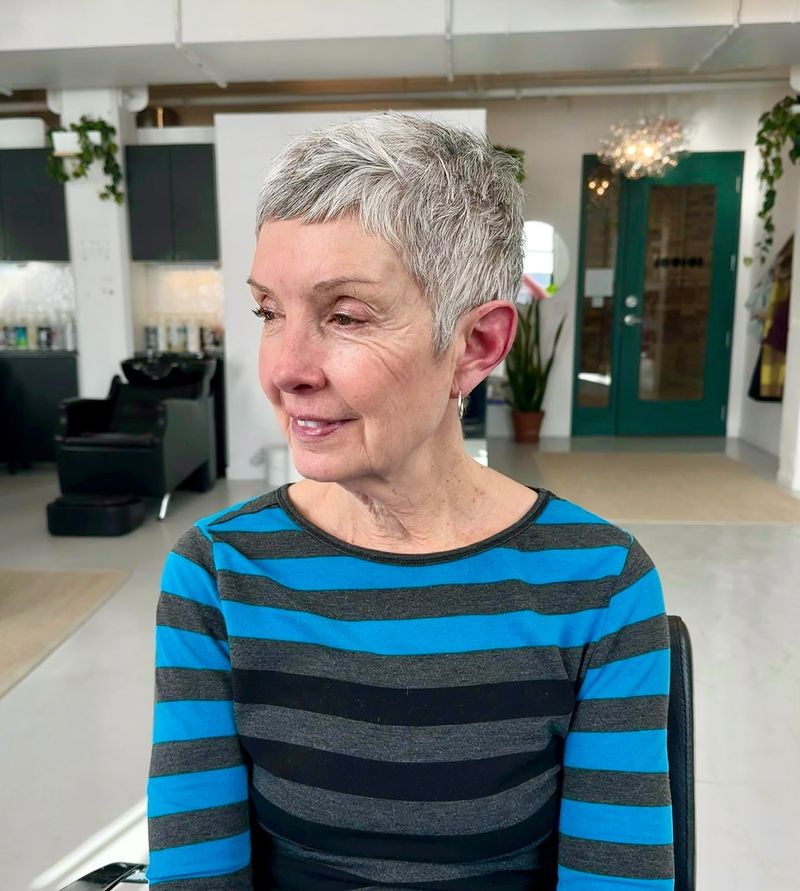 Pixie with Micro-Bangs