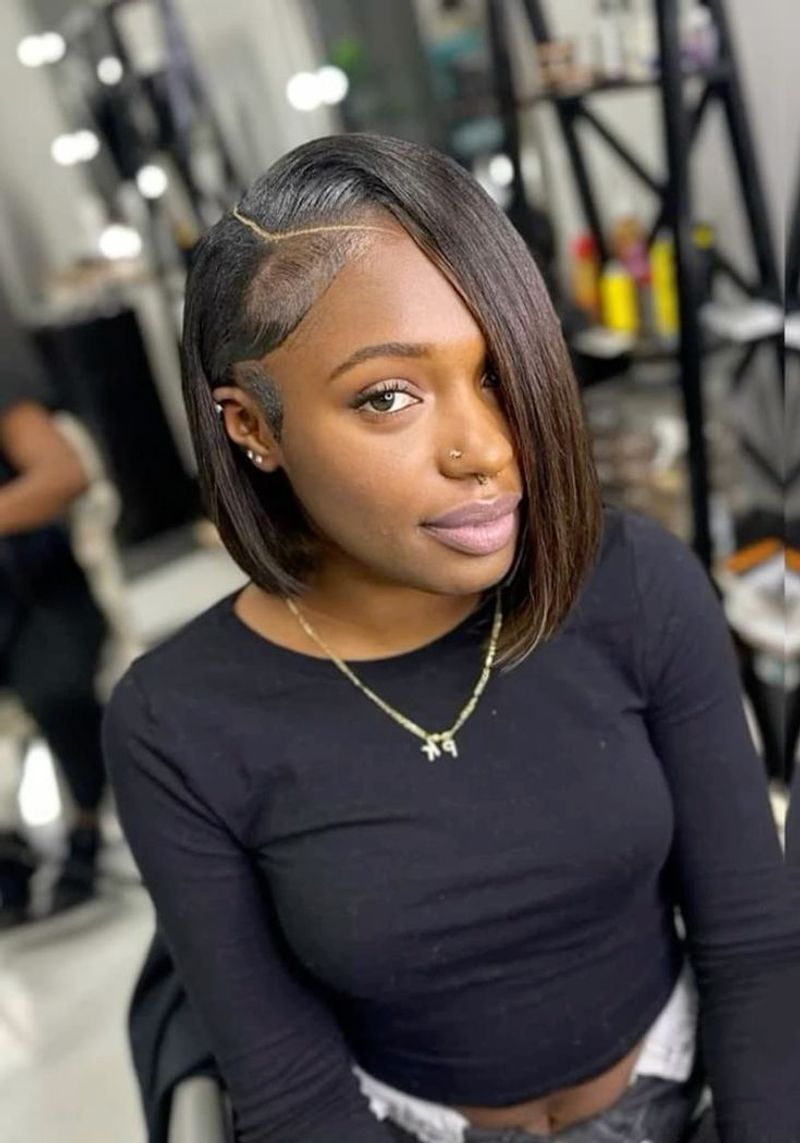 Asymmetrical Cut with Deep Side Part