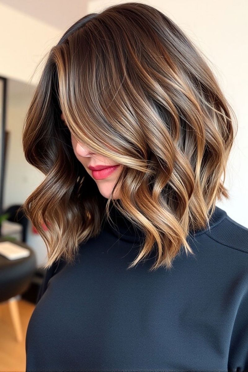 Corte despuntado con ondas suaves